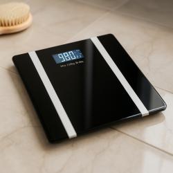 Дигитален кантар за тегло Rosberg R51650i, с Bluetooth, LCD екран, до