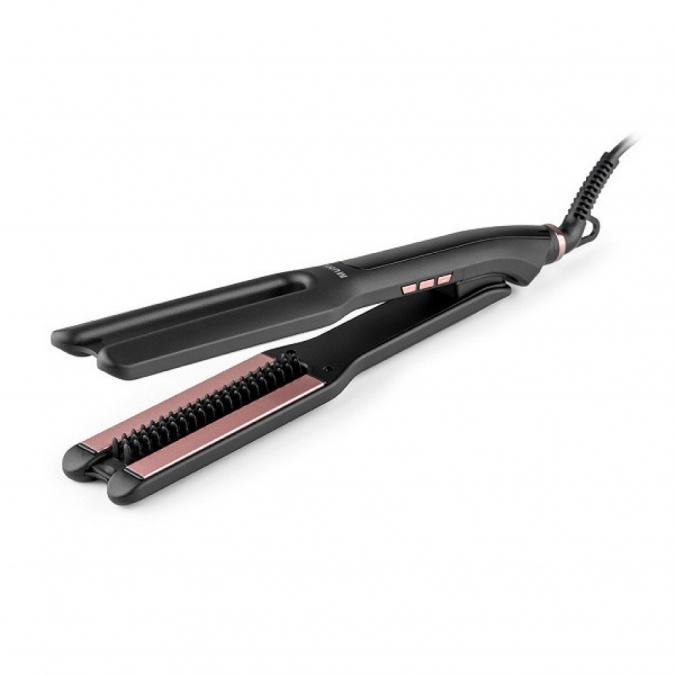 Преса за изправяне на коса с вграден насочващ гребен Muhler Mhs-777