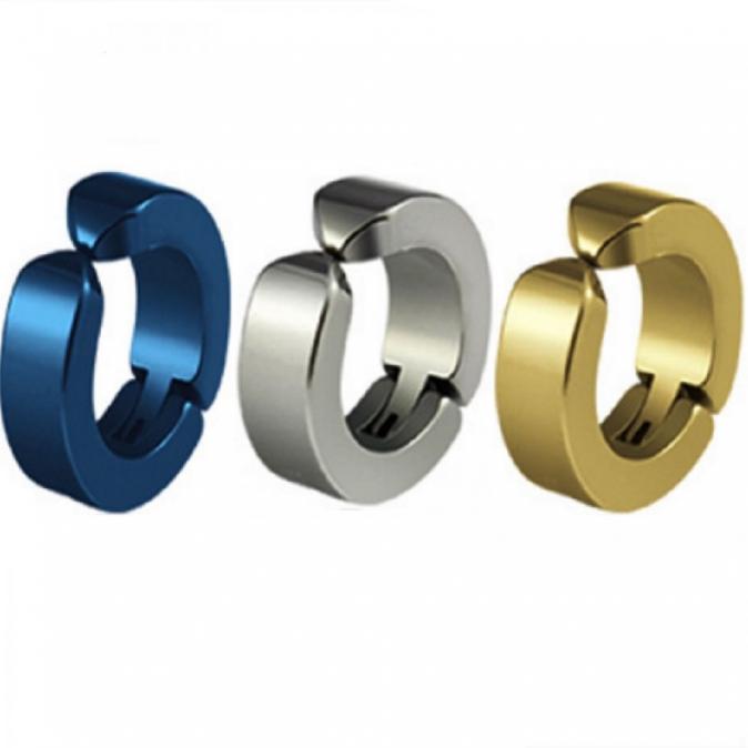 Дебела мини обица клипс избор на цвят