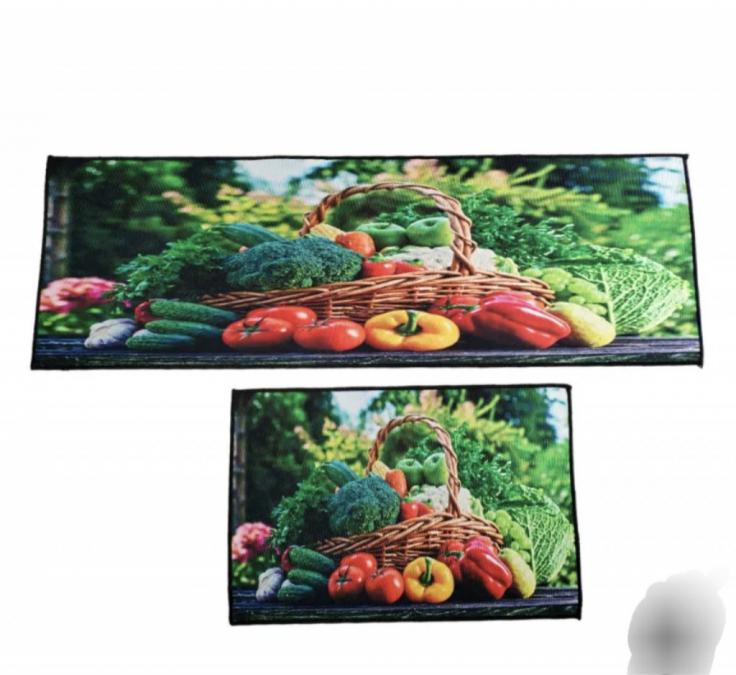 Комплект водоустойчиви постелки за кухня, различни цветове