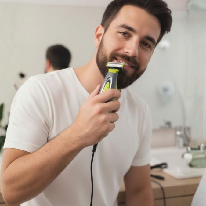 Акумулаторна самобръсначка Oliver Voltz, 5W, USB зареждане, батерия 30