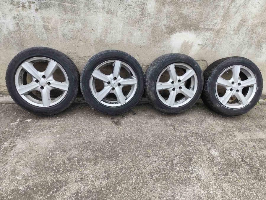 4бр Алуминиеви джанти с гуми за Dacia Renault Megan 2 4х100 16 цола р