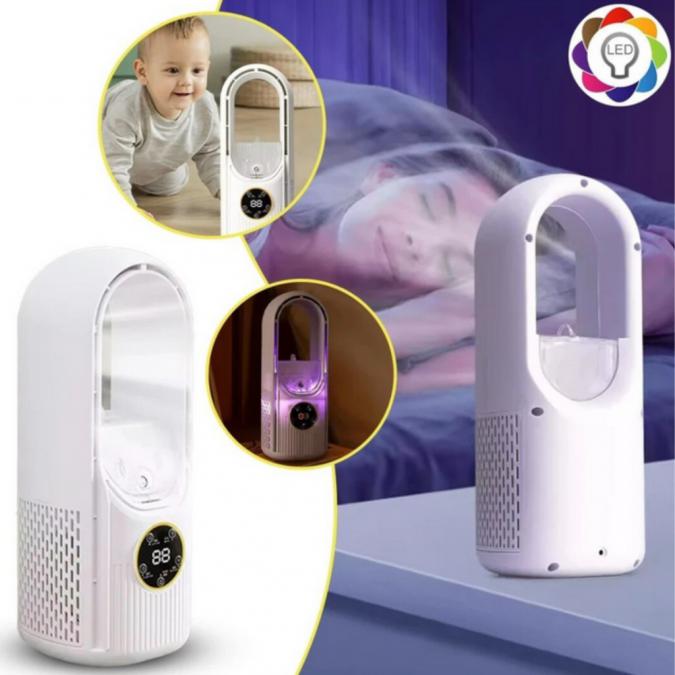 Air Multiplier 3-в-1 Компактен USB вентилатор с овлажнител, пречиств