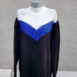 5XL Нова пуловер Kiabi трицветен