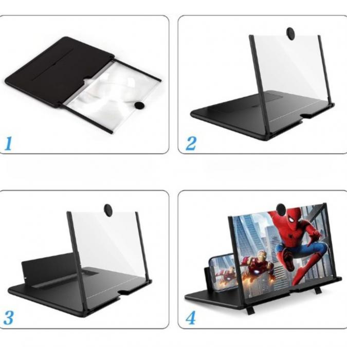 3D Увеличителен екран за смартфон с 5x мащабиране