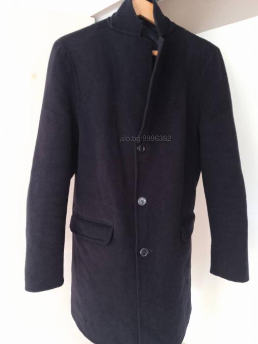 Палто Massimo Dutti мъжко от екстра вълна 46 размер