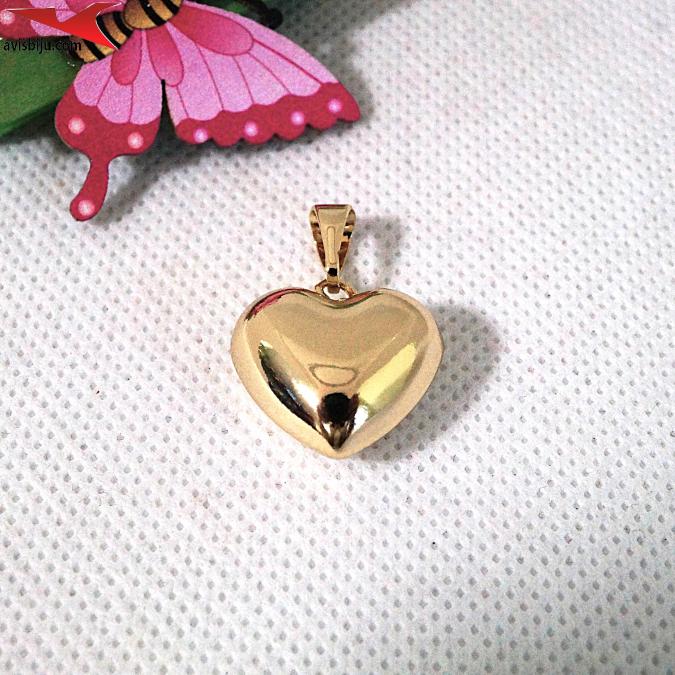 Висулка с 14К златно покритие и с цирконий