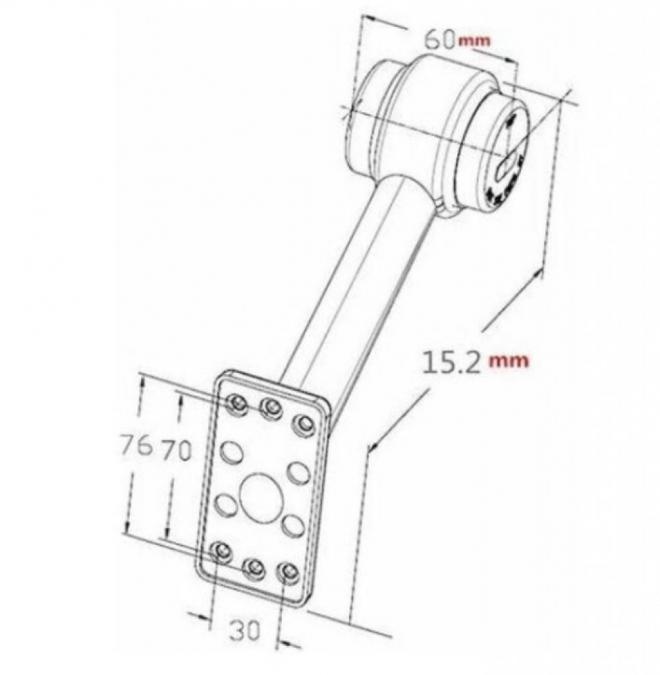 LED габаритни светлини 12v- водоустойчиви, 15см, за камион и ремарке