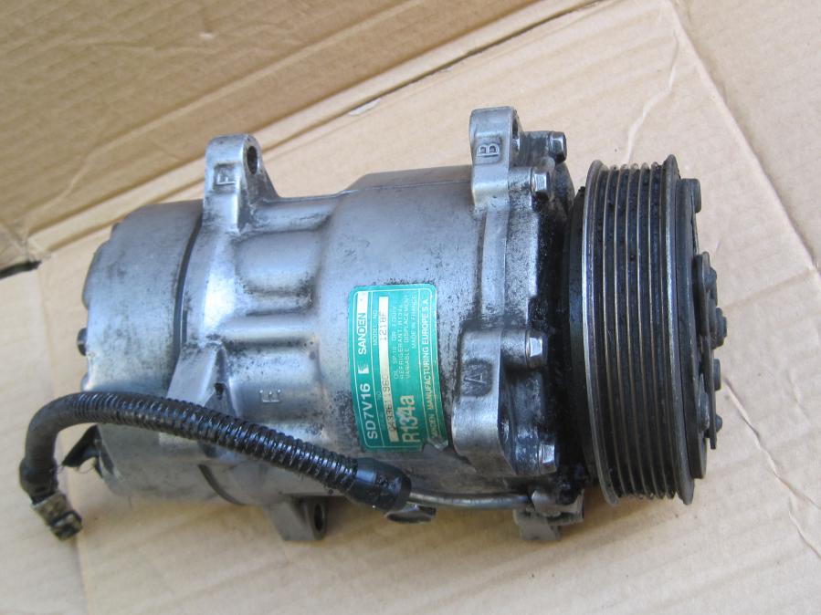 Компресор климатик Peugeot 206 406 1,9td, Sanden Sd7v16. Sd7vca Citro