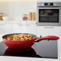 Уок тиган Voltz 28 см - индукционен, мраморно покритие