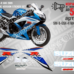 Suzuki Gsx-r 600 2009 - White Blue Version