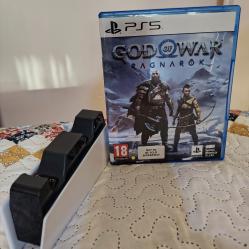 Комплект игра за Ps5 God of War Ragnarok Оригинално зарядно устройст