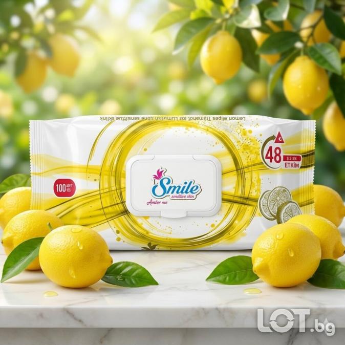 L-smile Мокри кърпи за почистване на повърхности 100 бр.