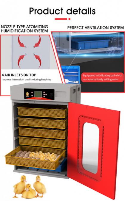 Напълно автоматичен инкубатор за 400 яйца