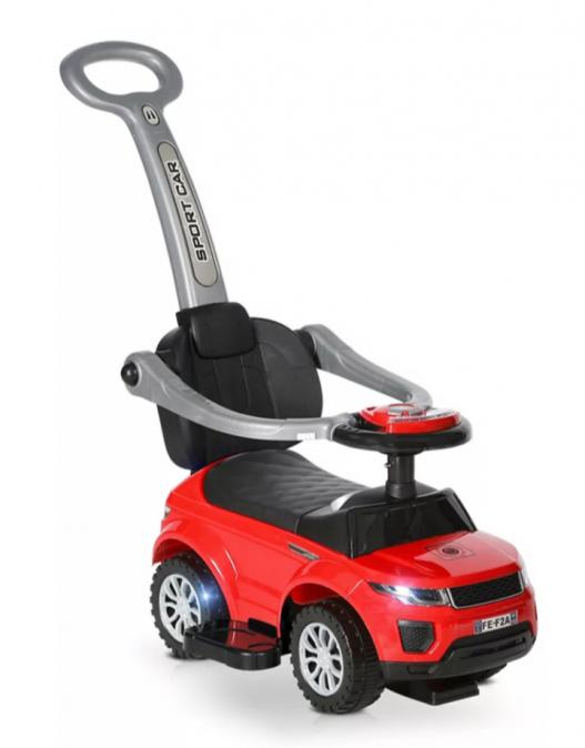 Кола за яздене Lorelli OFF Road  дръжка, Червен