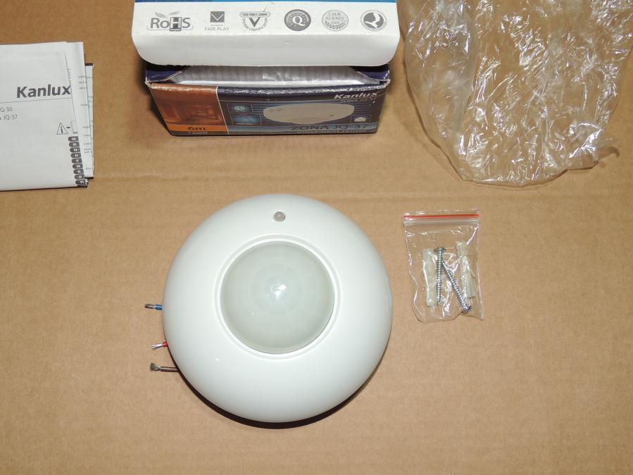 Сензор за Движение Kanlux Zona Jq-37-w, 1200w Max, 220v