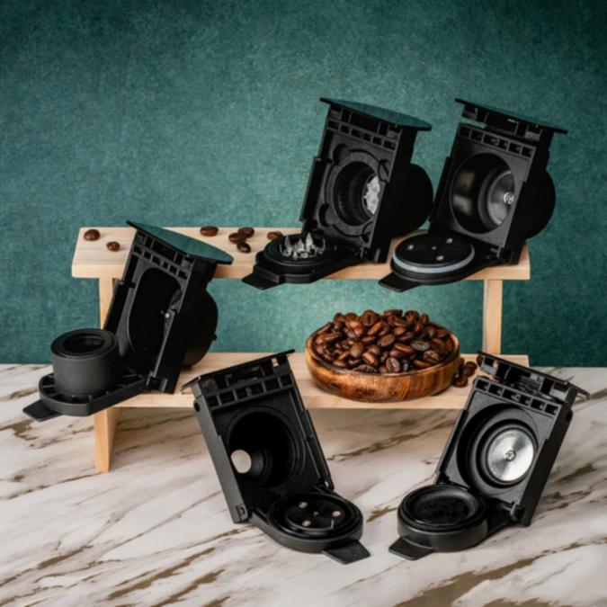 Еспресо машина 8в1 Oliver Voltz Ov51171n8m  за капсули и мляно кафе,