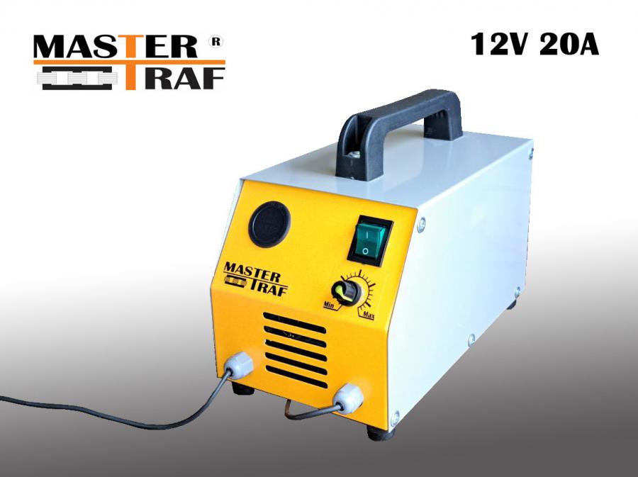 Зарядно устройство за акумулатор с регулатор 12V 20A