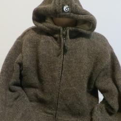 Мъжка жилетка с цип и качулка Fuza