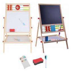 Мултифункционална образователна детска дъска с дървена рамка  за писа