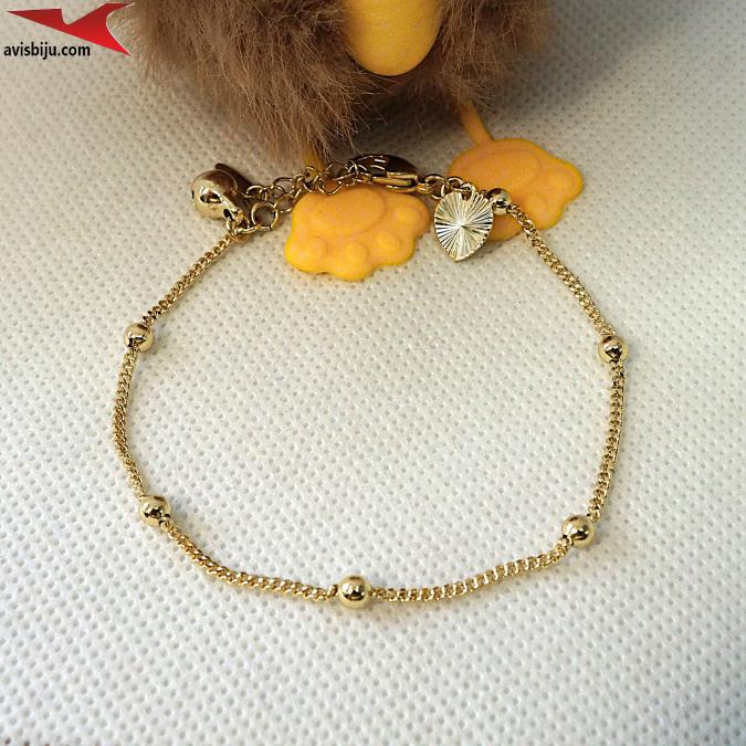 Гривна с 14К златно покритие