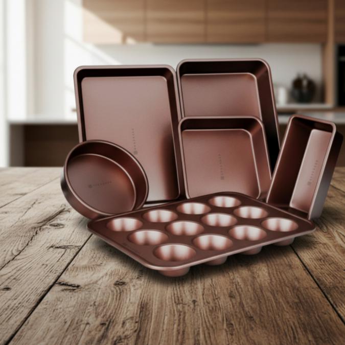 Комплект 20 части Edenberg Eb-5655 от кован алуминий  незалепващо мра