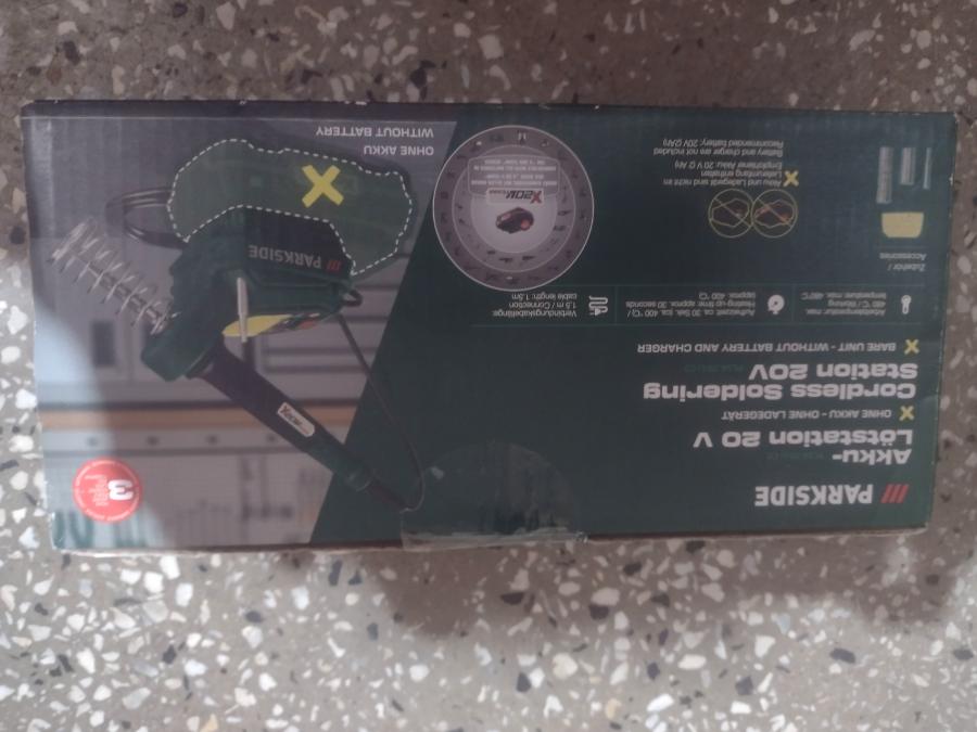 Безжична поялна станция 20 V Plsa LI C3 Parkside  нова