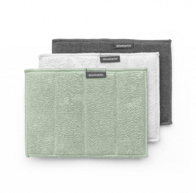 Комплект микрофибърни кърпи, Sinkside Dark Grey Light Grey Jade Green