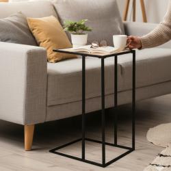 Компактна помощна масичка, която влиза под дивана  удобство на една р