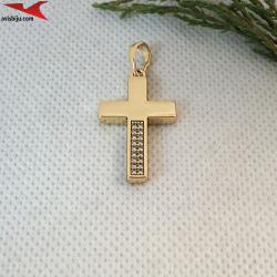 Висулка с 14К златно покритие и с цирконий