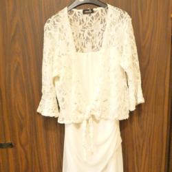 Дамски дълъг гащеризон с туника и връхно елече