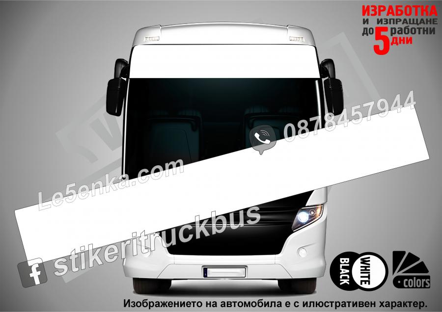 Сенник без надпис BUS White