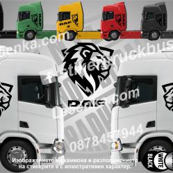 DAF стикери за кабина на влекач