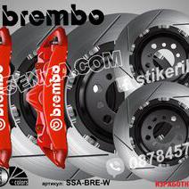 Надписи за капаци на спирачни апарати Brembo
