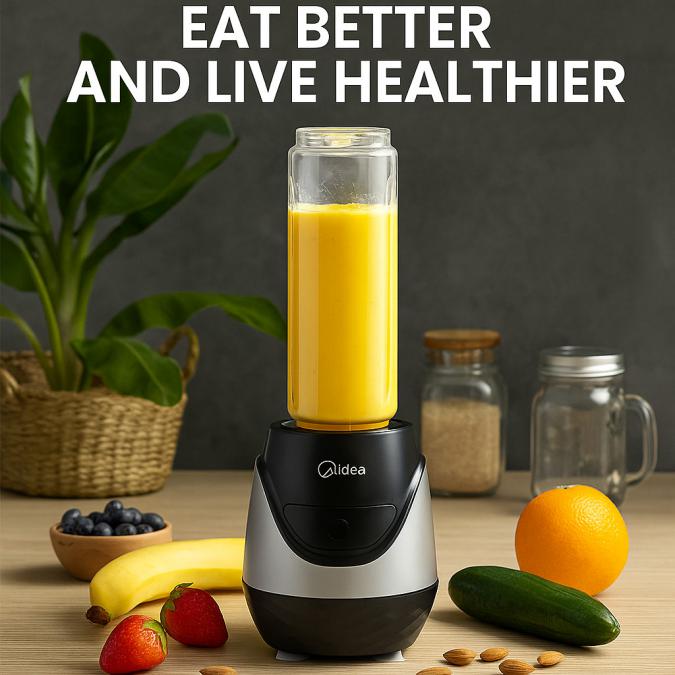 Компактен мощен блендер Midea Bl1189cee