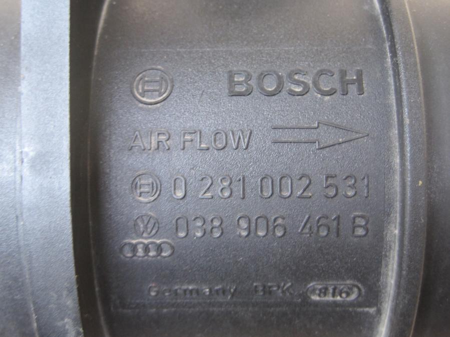 Дебитомер 038906451b Bosch 028002531 VW Golf V 1.9 Tdi, Touran, Golf