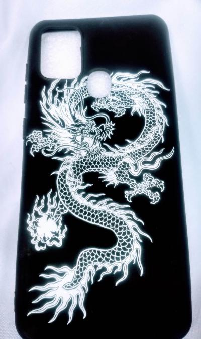 Samsung A21s силиконов калъф с изображение на дракон