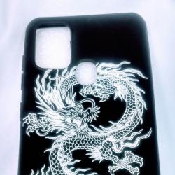 Samsung A21s силиконов калъф с изображение на дракон