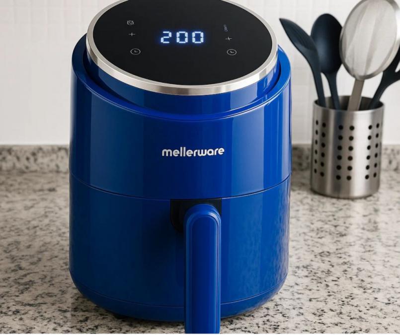 Еър файър с горещ въздух Mellerware - Air fryer Crunchy Blue