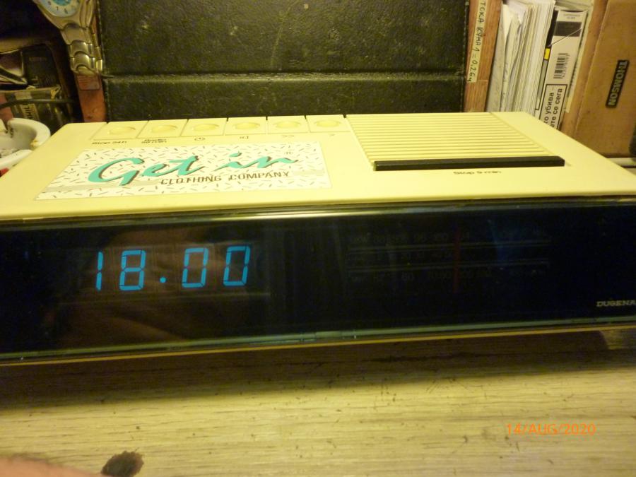 Dugena - alarm clock radio - vintage 86