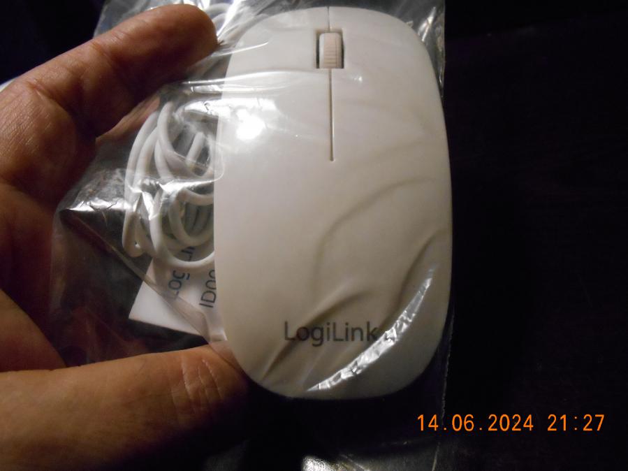 Logilink slim optical mouse - нова мишка