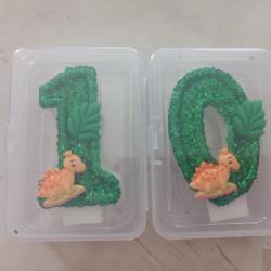 Свещички за торта Динозавър 10г