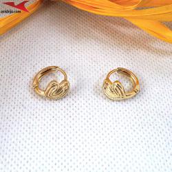 Обеци с 14К златно покритие