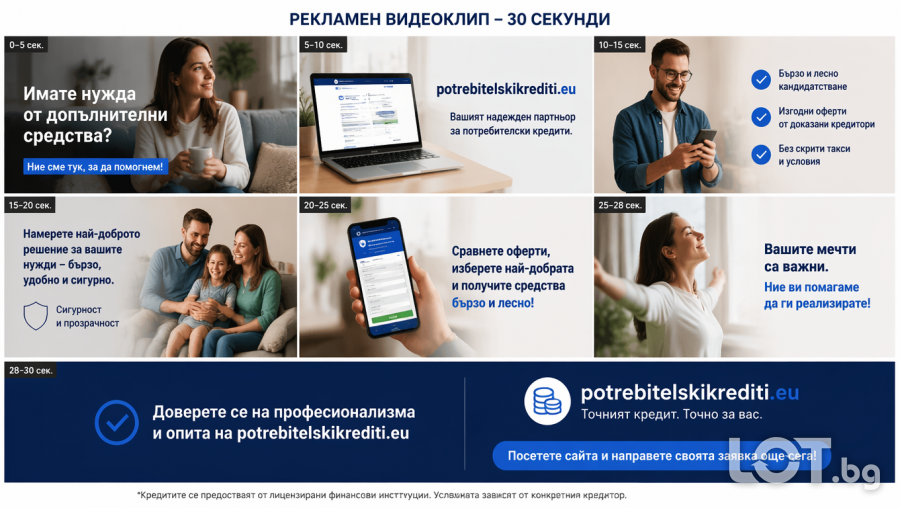 Потребителски кредити до 5000 евро за неработещи от Пловдив и региона