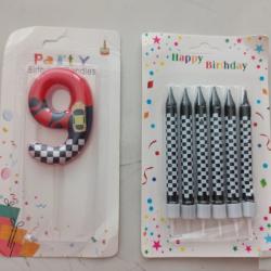 Свещички за торта Red Racing 9г