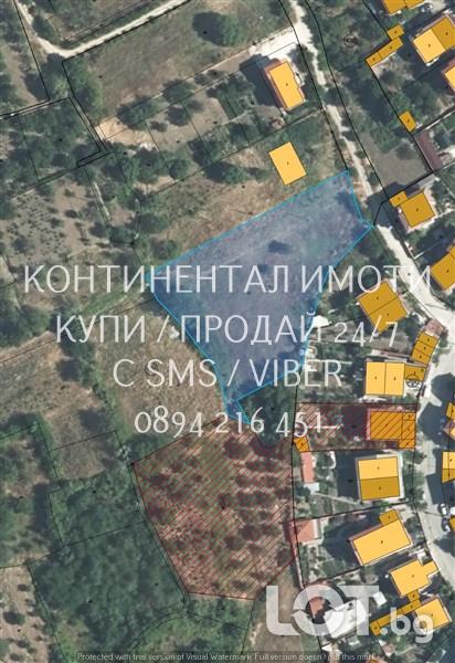 Код 70036. Парцел 3400м2 до регулацията с лице на асфалтирана улица 25