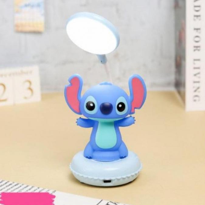 Настолна LED 3D лампа Stitch & Angel