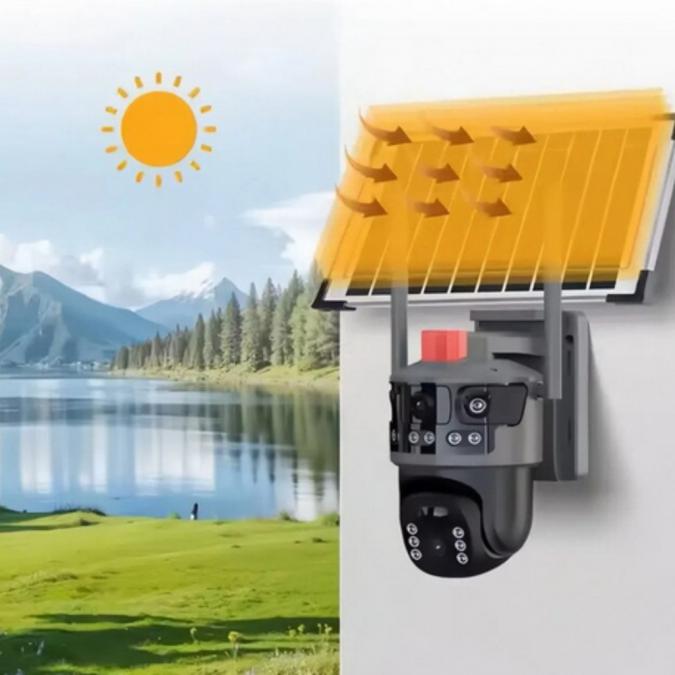 Соларна Wi-fi камера с панорамен изглед