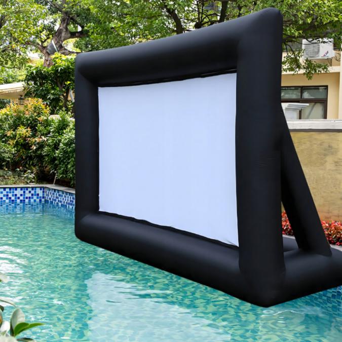 Надуваем проекционен екран за събития и кино на открито  Перфектен за