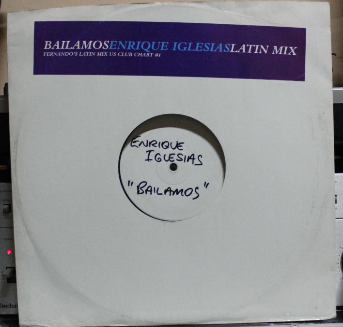 Enrique Iglesias We Dance Latin Mix, Vinyl, 12, Promo, White Label